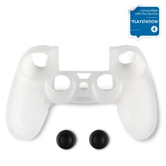 Spartan Gear Controller Silicone Skin Cover and Thumb Grips - Transparent (PS4) kaina ir informacija | Žaidimų pultai | pigu.lt