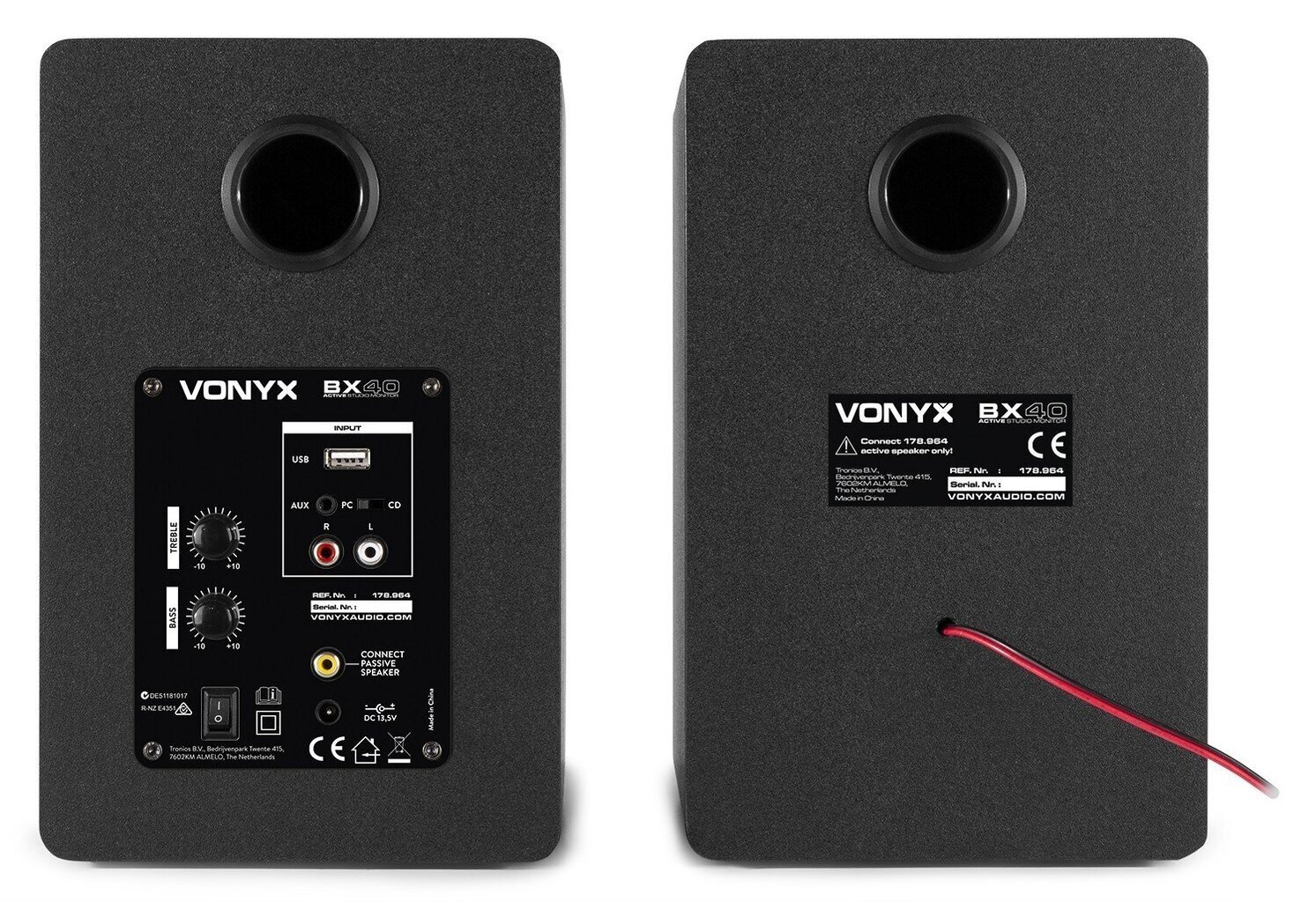 Vonyx BX40 kaina ir informacija | Garso kolonėlės | pigu.lt