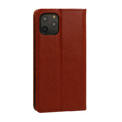 Чехол Leather Book для Samsung Galaxy S20 Ultra, коричневый цена и информация | Чехлы для телефонов | pigu.lt