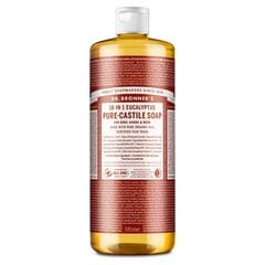 Органическое жидкое мыло 18-в-одном Dr. Bronner's Eucalyptus 945 мл, эвкалипт цена и информация | Мыло | pigu.lt