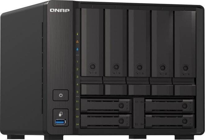 Qnap TS-h973AX-8G-EU цена и информация | Išoriniai kietieji diskai (SSD, HDD) | pigu.lt