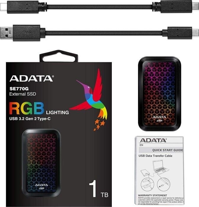 ADATA ASE770G-1TU32G2-CBK цена и информация | Vidiniai kietieji diskai (HDD, SSD, Hybrid) | pigu.lt