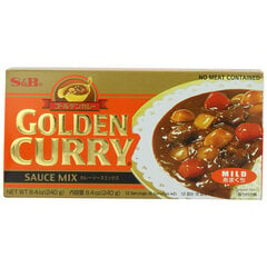 Neaštrus Golden curry padažas kubeliuose, 8 vnt, 220 g цена и информация | Соусы | pigu.lt