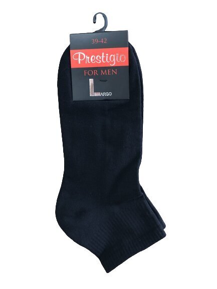 Vyriškos trumpos kilpinės lygios kojinės, juodos kaina ir informacija | Vyriškos kojinės | pigu.lt