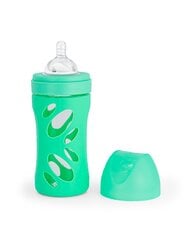 Cтекляннaя бутылочка «Twistshake» против колик, 260 мл, зеленая цена и информация | Бутылочки и аксессуары | pigu.lt
