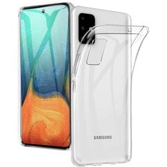 Telefono dėklas Hallo Ultra Back Case, skirtas Samsung Galaxy A72, 1mm, skaidrus kaina ir informacija | Telefono dėklai | pigu.lt