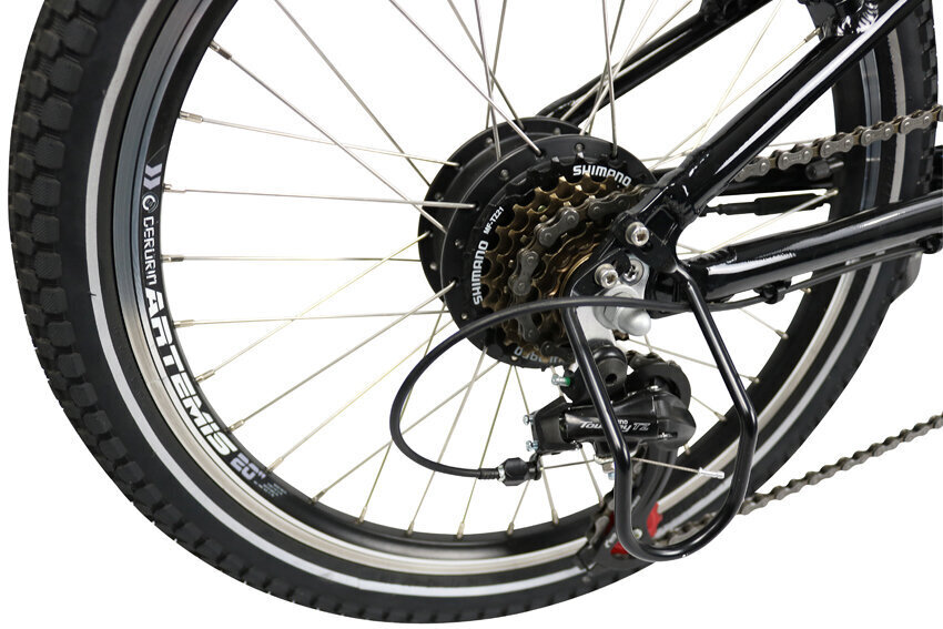 Elektrinis sulankstomas dviratis Blaupunkt Carl 300, juodas цена и информация | Elektriniai dviračiai | pigu.lt