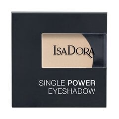 Akių šešėliai IsaDora Single Power 2,2 g, 01 Bare Beige kaina ir informacija | Akių šešėliai, pieštukai, blakstienų tušai, serumai | pigu.lt