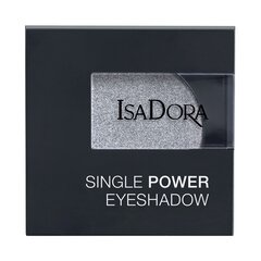 Akių šešėliai IsaDora Single Power 2,2 g, 11 Silver Chrome kaina ir informacija | Akių šešėliai, pieštukai, blakstienų tušai, serumai | pigu.lt