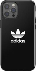 Adidas OR Snap Case Trefoil FW20, skirtas iPhone 12 Pro Max, juodas kaina ir informacija | Telefono dėklai | pigu.lt