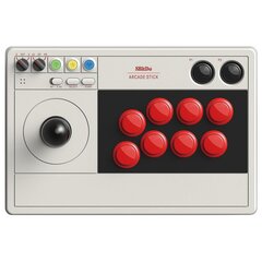 8BitDo Arcade Stick Grey kaina ir informacija | Žaidimų pultai | pigu.lt