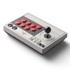 8BitDo Arcade Stick Grey kaina ir informacija | Žaidimų pultai | pigu.lt