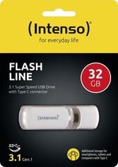 Pendrive Intenso Flash Line, 32 ГБ цена и информация | USB накопители | pigu.lt