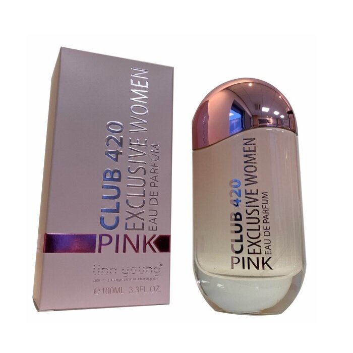 Kvapusis vanduo moterims Linn Young Club 420 Pink Exclusive EDP, 100 ml kaina ir informacija | Kvepalai moterims | pigu.lt