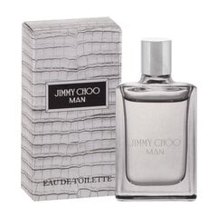 Парфюмированная вода Jimmy Choo Man EDT для мужчин, 4.5 мл цена и информация | Мужские духи | pigu.lt