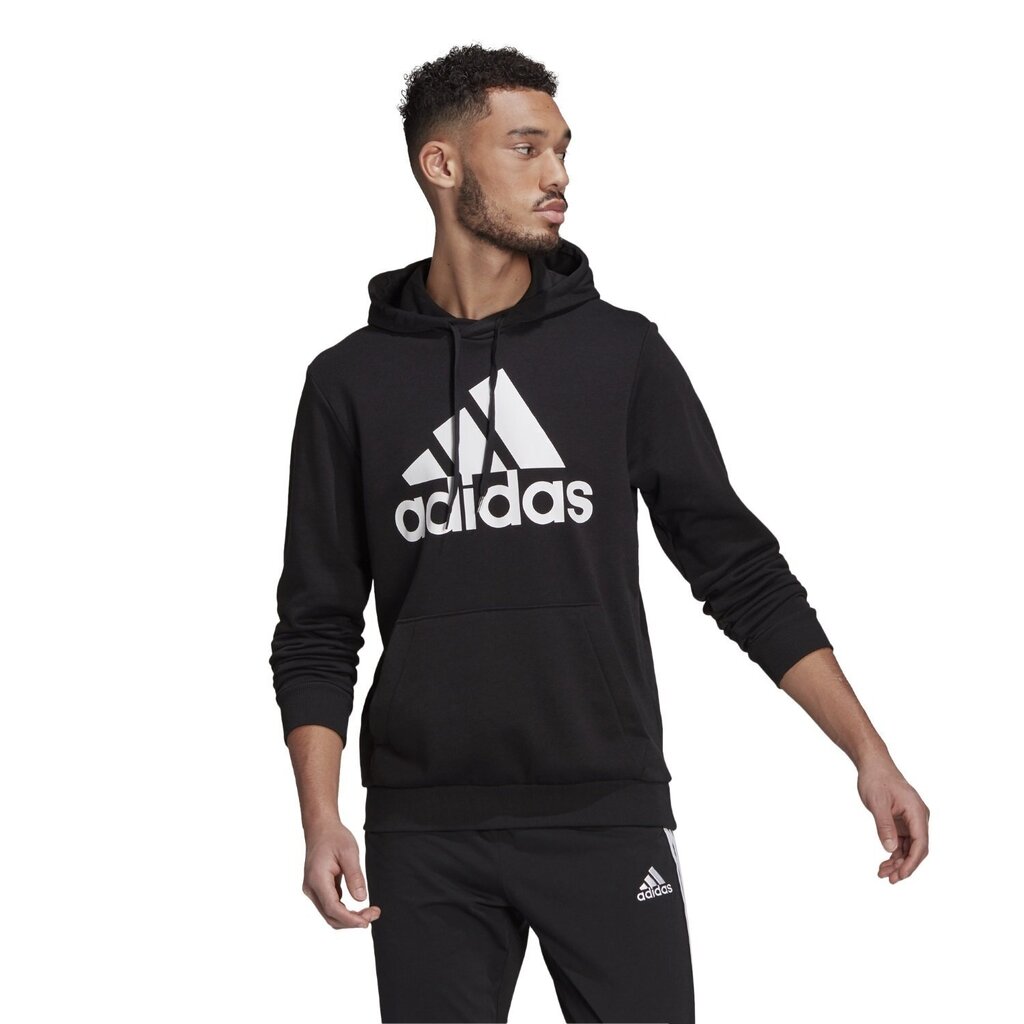 Džemperis vyrams Adidas Essentials Big Logo, juodas цена и информация | Džemperiai vyrams | pigu.lt