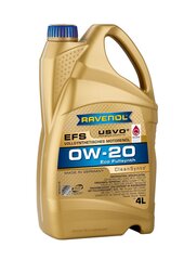 Ravenol EFS 0W20 variklių alyva, 4l цена и информация | Моторные масла | pigu.lt