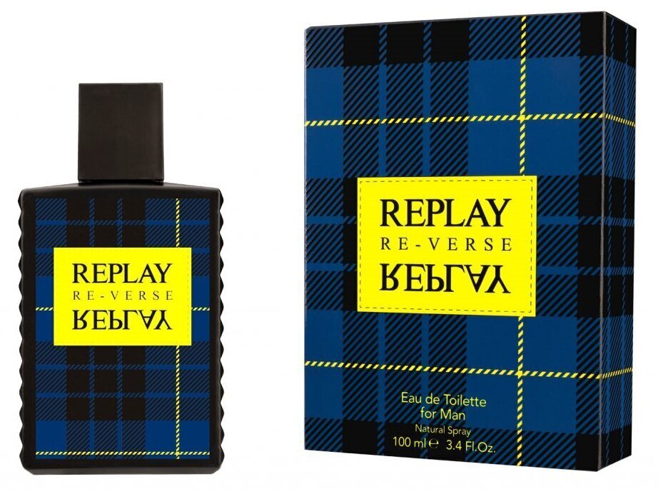 Tualetinis vanduo Replay Signature Reverse For Him EDT vyrams, 100 ml цена и информация | Kvepalai vyrams | pigu.lt