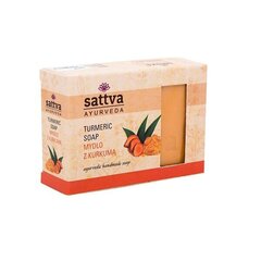 Muilas su ciberžole Sattva Ayurveda Turmeric, 125 g kaina ir informacija | Muilai | pigu.lt