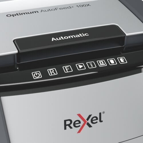 Rexel Optimum AutoFeed+ 100X цена и информация | Popieriaus smulkintuvai | pigu.lt