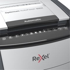 Automatinis dokumentų naikiklis Rexel Optimum AutoFeed+ 600X kaina ir informacija | Popieriaus smulkintuvai | pigu.lt