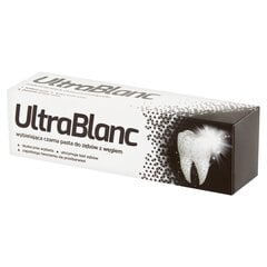 Отбеливающая черная зубная паста с активированным углем Ultrablanc, 75 мл цена и информация | Зубные щетки, пасты | pigu.lt