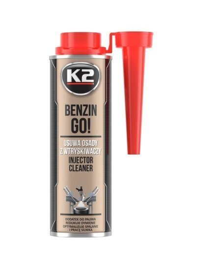 K2 Benzin Go! purkštukų valiklis, 250 ml цена и информация | Autochemija | pigu.lt