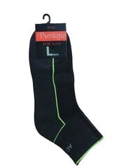 Trumpos frotinės sportinės kojinės su žalia juostele, pilkos kaina ir informacija | Vyriškos kojinės | pigu.lt