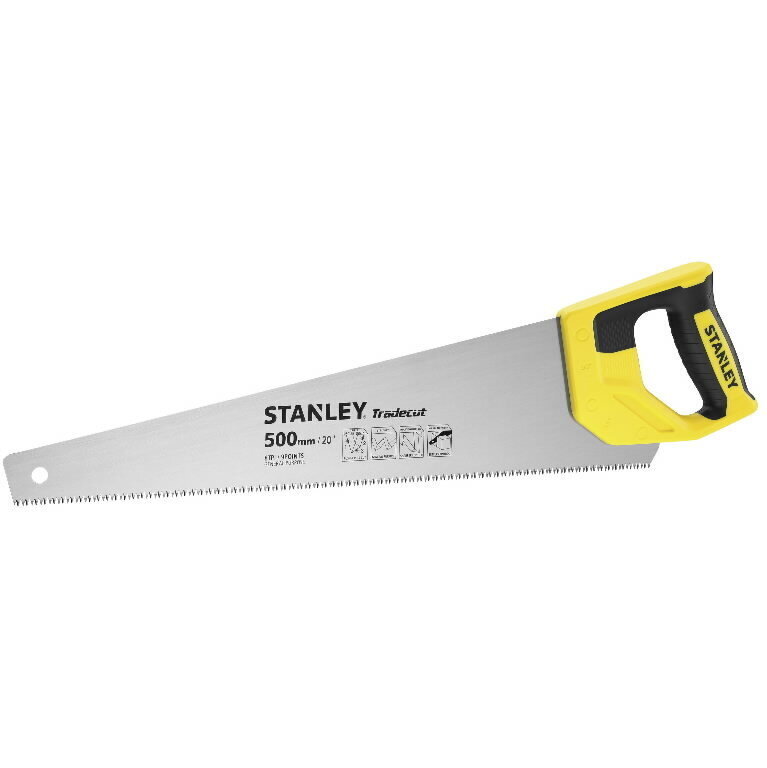 Rankinis pjūklas Stanley, Gen2 500mm ,8TPI kaina ir informacija | Mechaniniai įrankiai | pigu.lt