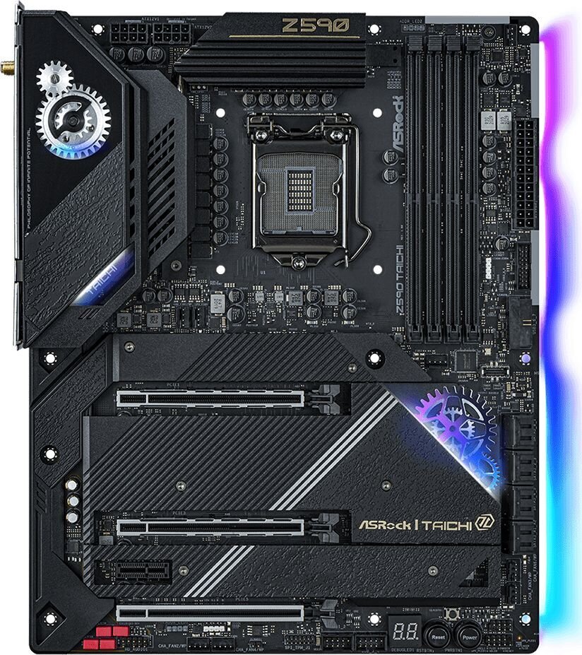 ASRock Z590 Taichi kaina ir informacija | Pagrindinės plokštės | pigu.lt