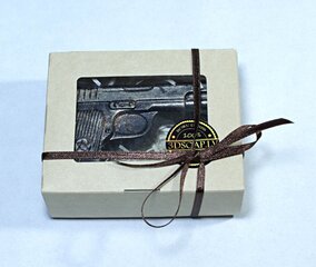 Глицериновое мыло Пистолет, Подарок, 3Dsoap, 70 г цена и информация | Мыло | pigu.lt