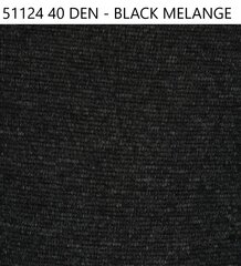 Merginos pėdkelnės Favorite microfibra melange 40 den 51124 black melange kaina ir informacija | Kojinės, pėdkelnės mergaitėms | pigu.lt