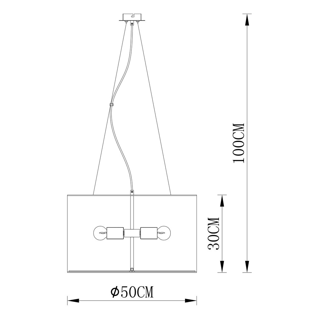 Pakabinamas šviestuvas G.LUX GM-161/3S kaina ir informacija | Pakabinami šviestuvai | pigu.lt