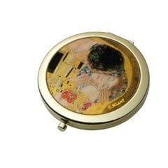 Kišeninis veidrodis su Gustavo Klimto „Bučinio“ motyvu kaina ir informacija | Kosmetinės, veidrodėliai | pigu.lt