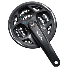 Priekinis žvaigždžių blokas Shimano ALTUS FC-M311 42-32-22T 175mm 7/8 pavarų, juodas цена и информация | Другие запчасти для велосипеда | pigu.lt