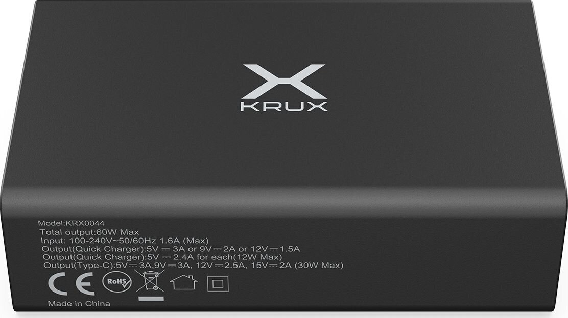USB šakotuvas Krux KRX0044, USB C kaina ir informacija | Adapteriai, USB šakotuvai | pigu.lt