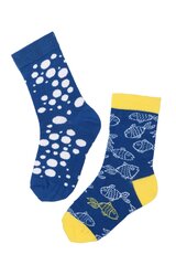 Детские хлопковые носки Goldfish (золотая рыбка) с рыбками и пузырьками цена и информация | Носки, колготки для девочек | pigu.lt
