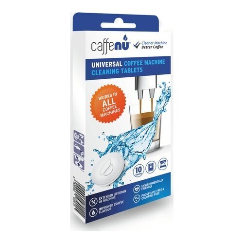 Valymo tabletės kavos aparatams Caffenu, 10 vnt kaina ir informacija | Valikliai | pigu.lt