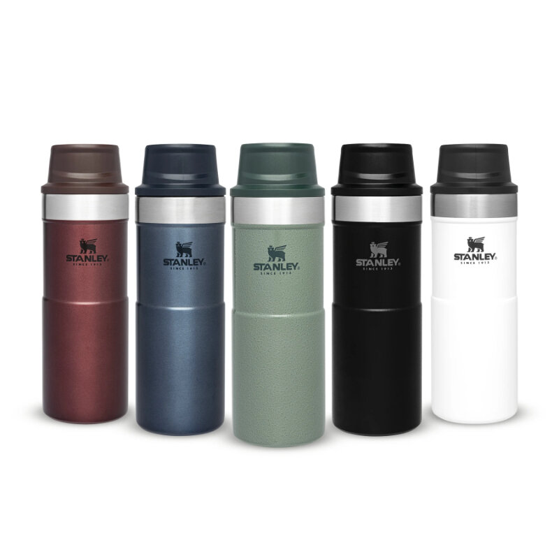 Stanley terminis puodelis The Trigger-Action Travel Mug Classic, 0.35 l, raudonas kaina ir informacija | Termosai, termopuodeliai | pigu.lt