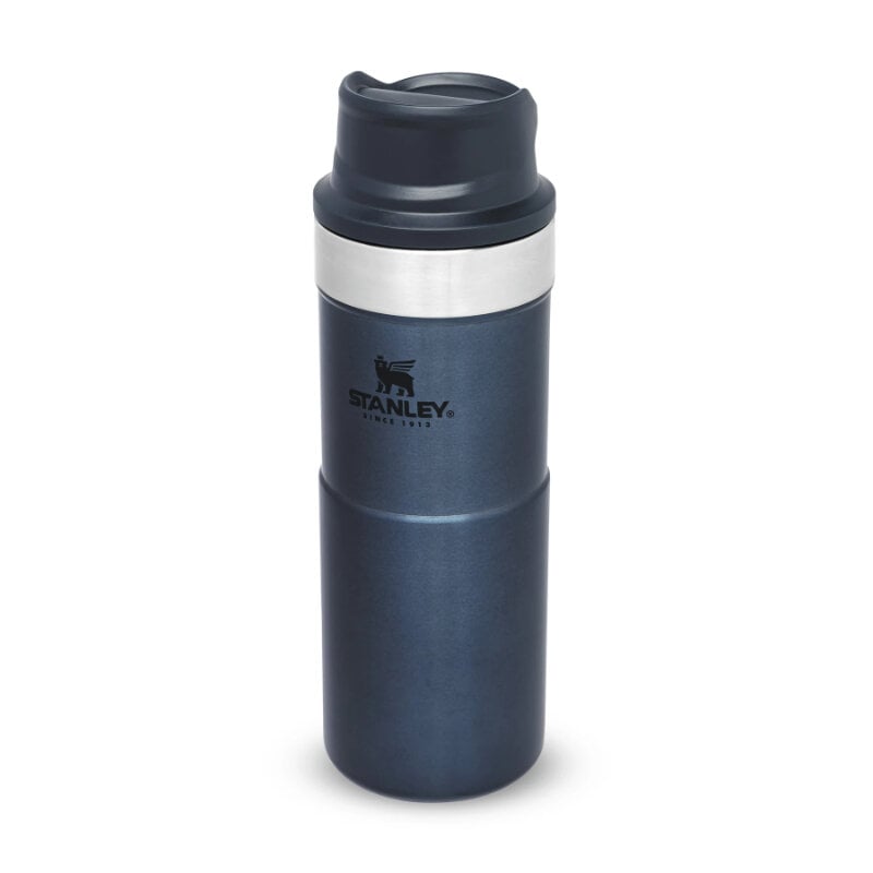 Stanley terminis puodelis The Trigger-Action Travel Mug Classic, 0.35 l, mėlynas kaina ir informacija | Termosai, termopuodeliai | pigu.lt