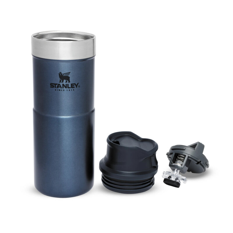 Stanley terminis puodelis The Trigger-Action Travel Mug Classic, 0.35 l, mėlynas kaina ir informacija | Termosai, termopuodeliai | pigu.lt