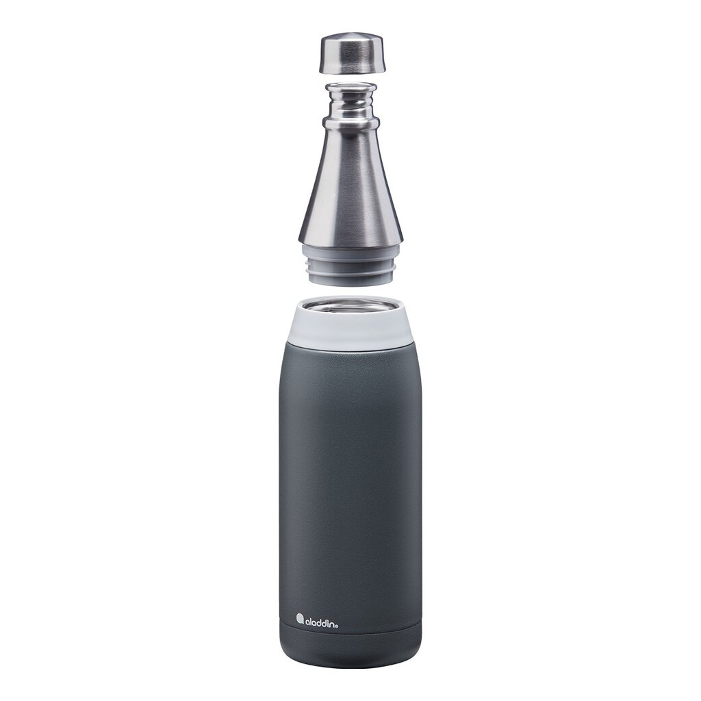 Gertuvė-termosas Aladdin Fresco Thermavac Water Bottle, 0.6 l, pilka kaina ir informacija | Gertuvės | pigu.lt