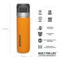 Stanley termo butelis The Quick Flip Water Bottle Go, 0.71 l, geltonas kaina ir informacija | Termosai, termopuodeliai | pigu.lt