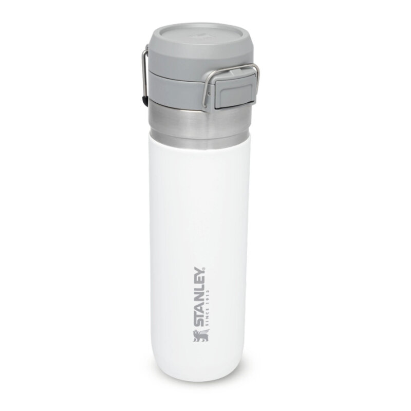 Stanley termo butelis The Quick Flip Water Bottle Go, 0.71 l, baltas kaina ir informacija | Termosai, termopuodeliai | pigu.lt