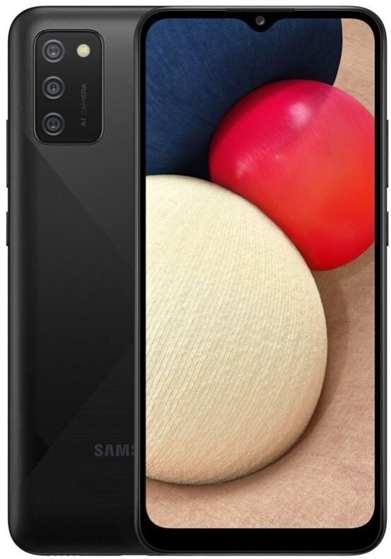 Samsung Galaxy A02s, 32GB, Dual SIM, Black kaina ir informacija | Mobilieji telefonai | pigu.lt