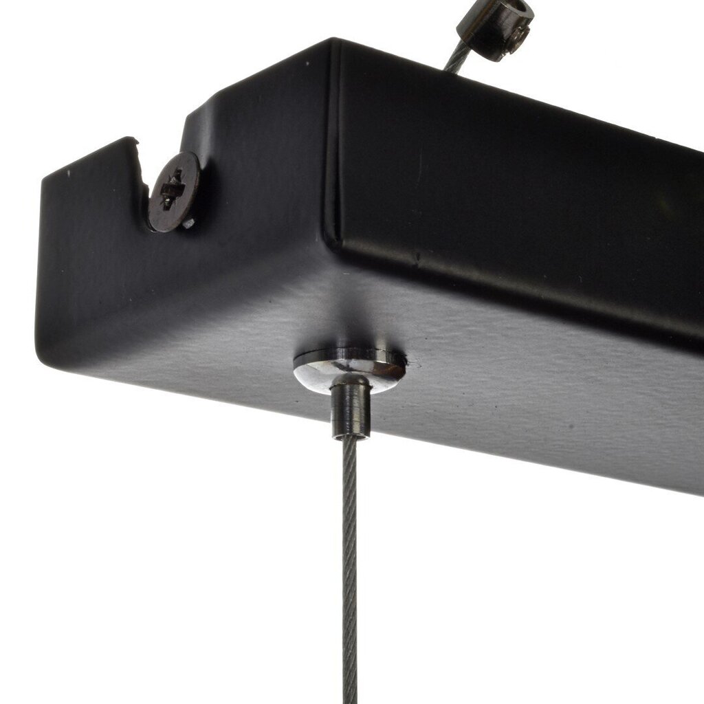 Eko-Light pakabinamas šviestuvas Ozzy Black/Wood 4 kaina ir informacija | Pakabinami šviestuvai | pigu.lt