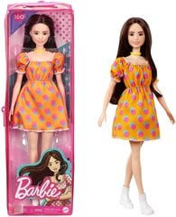 Lėlė Barbie madistė oranžine suknele, GRB52 kaina ir informacija | Žaislai mergaitėms | pigu.lt