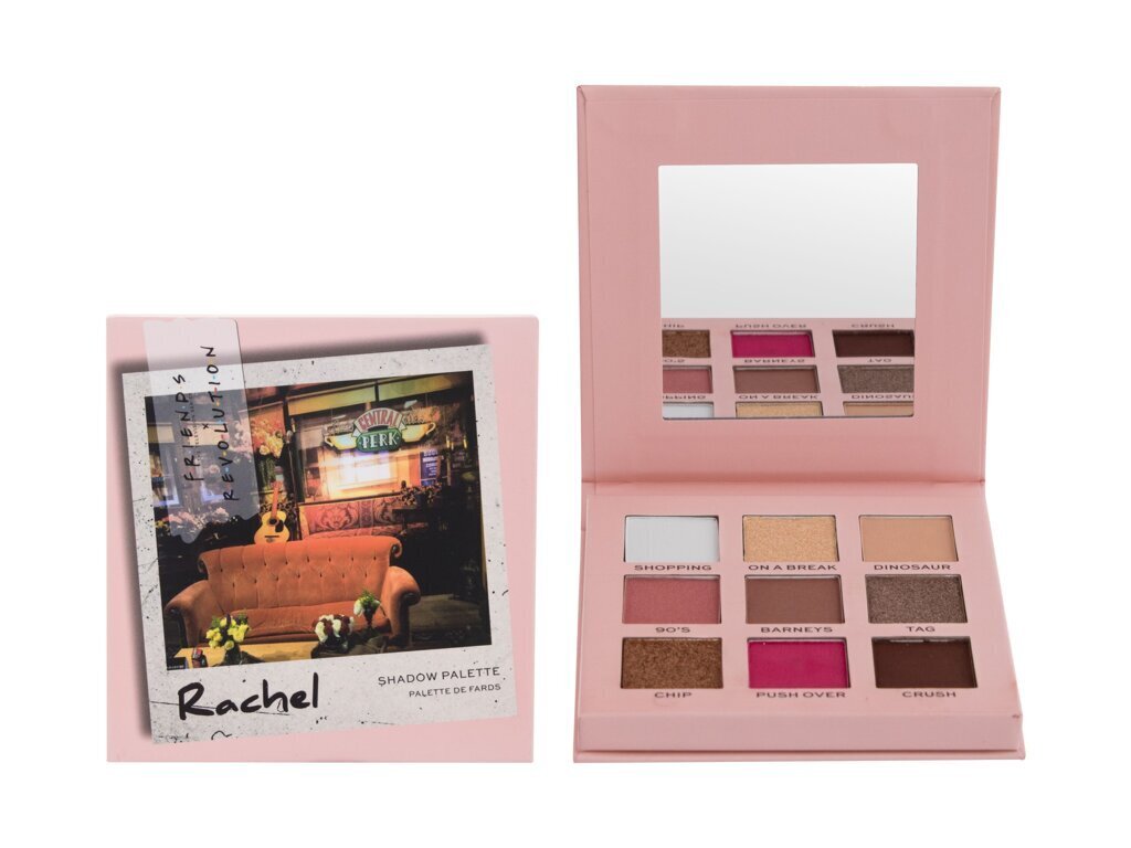 Akių šešėlių paletė Revolution X Friends Rachel Eyeshadow Palette, 10g kaina ir informacija | Akių šešėliai, pieštukai, blakstienų tušai, serumai | pigu.lt