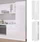 Virtuvės spintelė, 60x57x207 cm, baltos spalvos цена и информация | Virtuvinės spintelės | pigu.lt
