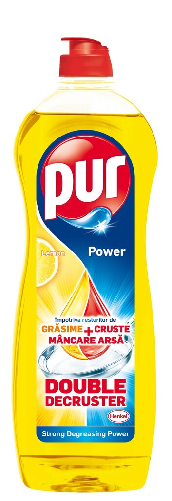 Indų ploviklis "PUR Power Lemon" 900ml цена и информация | Indų plovimo priemonės | pigu.lt